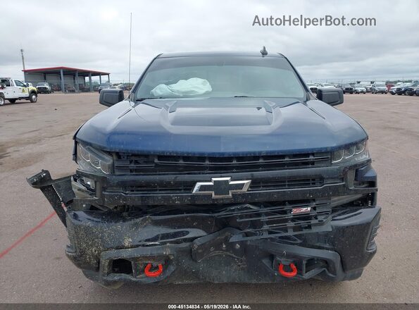 3GCPYFED5LG300560 2020 CHEVROLET SILVERADO Dark Blue Вид щитка приборов