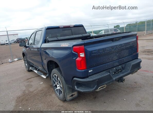 3GCPYFED5LG300560 2020 CHEVROLET SILVERADO Dark Blue Задняя левая четверть
