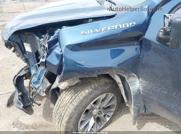3GCUDAED2NG569961 2022 CHEVROLET SILVERADO Blue Widok z przodu