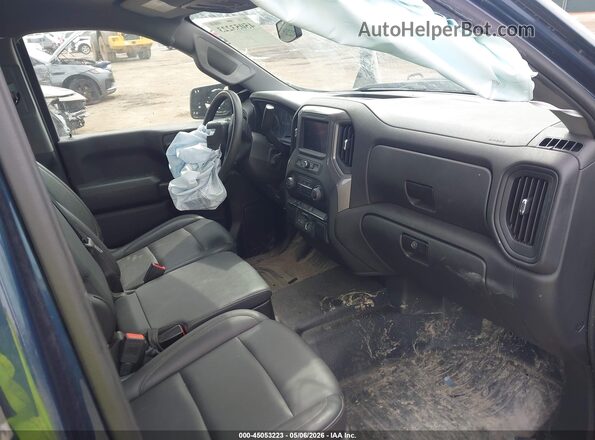 3GCUDAED2NG569961 2022 CHEVROLET SILVERADO Blue Widok wnętrza z przodu
