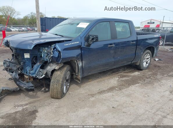 3GCUDAED2NG569961 2022 CHEVROLET SILVERADO Blue Przód lewy