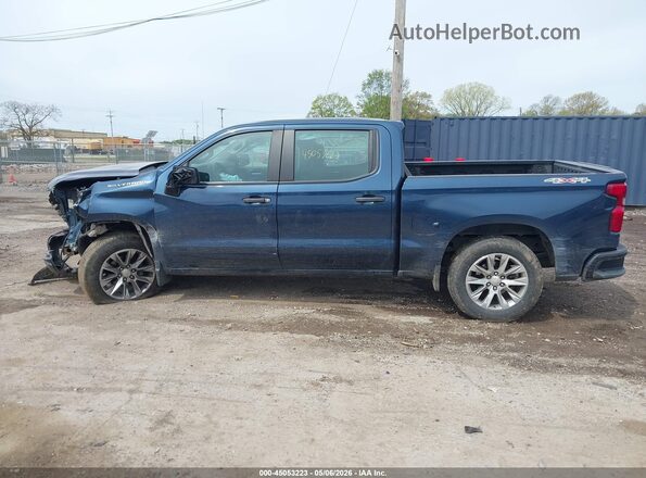 3GCUDAED2NG569961 2022 CHEVROLET SILVERADO Blue Widok wnętrza 360 stopni