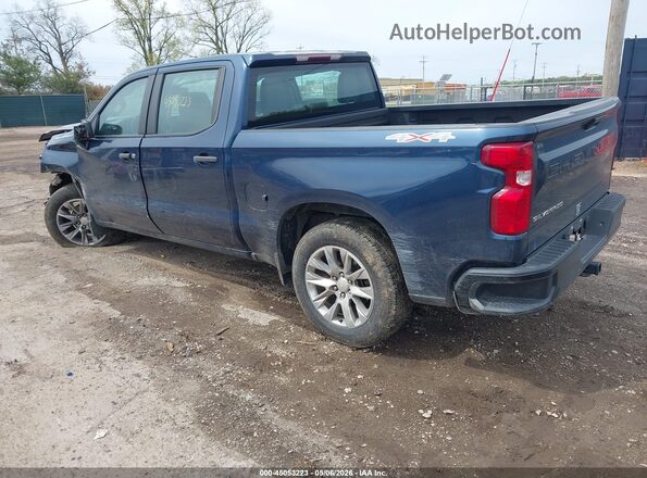 3GCUDAED2NG569961 2022 CHEVROLET SILVERADO Blue Tył lewy