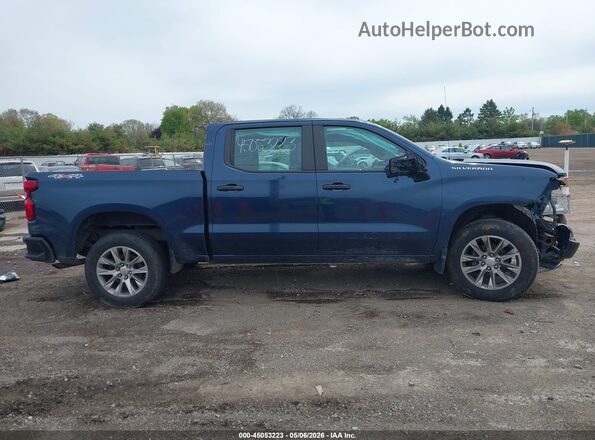 3GCUDAED2NG569961 2022 CHEVROLET SILVERADO Blue Widok wnętrza z tyłu