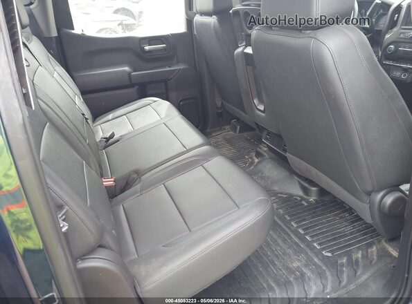 3GCUDAED2NG569961 2022 CHEVROLET SILVERADO Blue Widok naklejki z numerem VIN