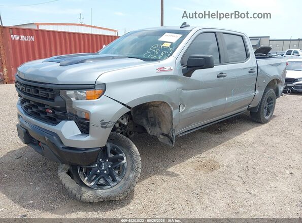 3GCUDCED8RG376893 2024 CHEVROLET SILVERADO Gray Передня ліва чверть