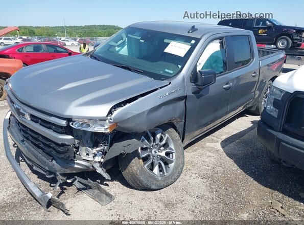 3GCUDEED8RG205816 2024 CHEVROLET SILVERADO Gray Առջևի ձախ երեք քառորդ տեսարան