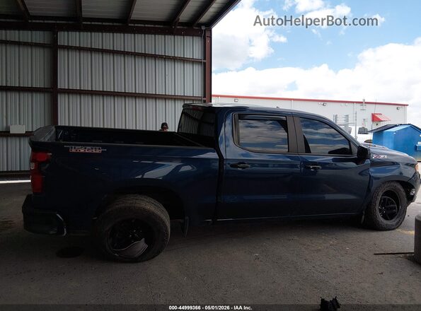 3GCUDFE82PG270666 2023 CHEVROLET SILVERADO Blue უკანა სალონის ხედი