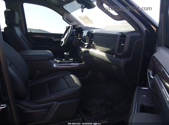 3GCUDFE82RG358247 2024 CHEVROLET SILVERADO Black Widok wnętrza z przodu