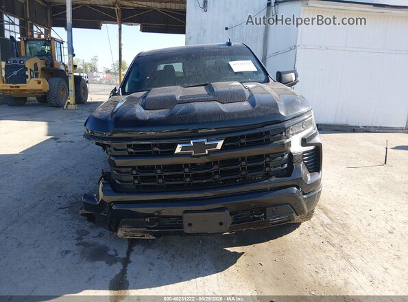 3GCUDFE82RG358247 2024 CHEVROLET SILVERADO Black Widok zestawu wskaźników