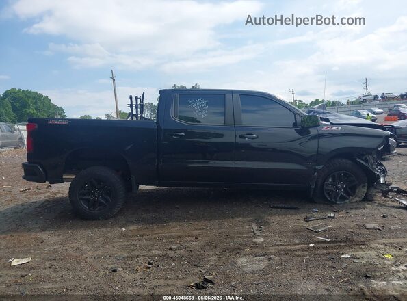 3GCUDFED7NG671561 2022 CHEVROLET SILVERADO Black Вид задньої частини салону