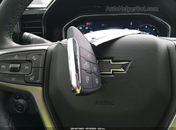 3GCUDFEL2RG321445 2024 CHEVROLET SILVERADO Gray Вид панелі приладів
