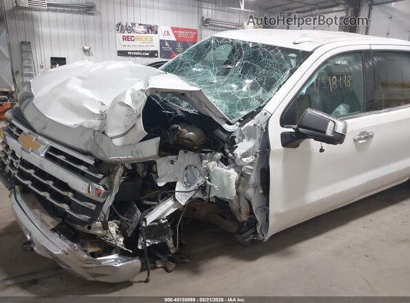 3GCUDGED9NG515852 2022 CHEVROLET SILVERADO White Դիմացի տեսք