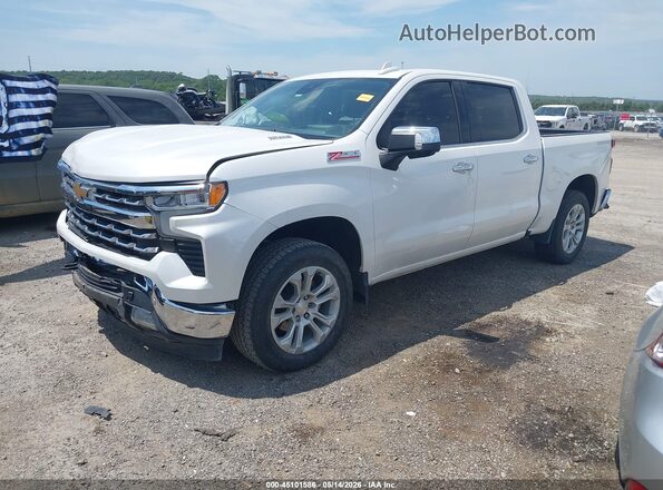 3GCUDGET3NG679198 2022 CHEVROLET SILVERADO White Vista tres cuartos delantera izquierda