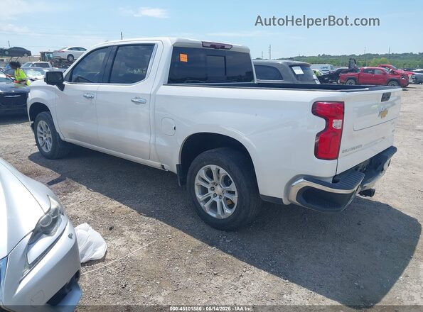 3GCUDGET3NG679198 2022 CHEVROLET SILVERADO White Trasero izquierdo
