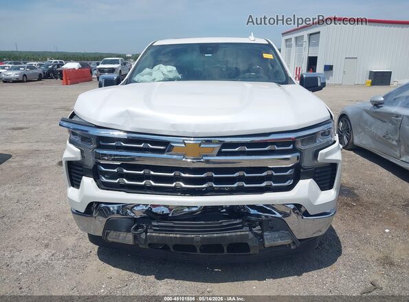 3GCUDGET3NG679198 2022 CHEVROLET SILVERADO White Vista del cuadro de instrumentos