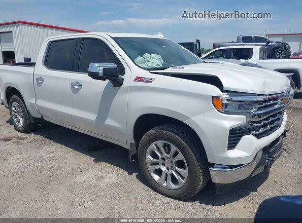 3GCUDGET3NG679198 2022 CHEVROLET SILVERADO White Vista interior trasera