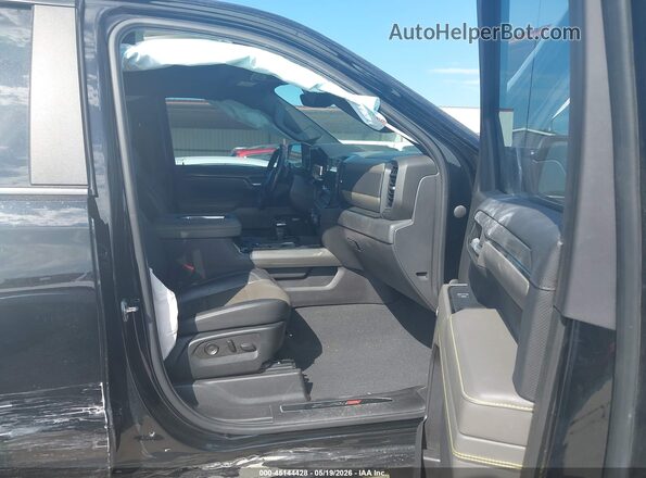 3GCUDHEL2NG590972 2022 CHEVROLET SILVERADO Black Front interior view