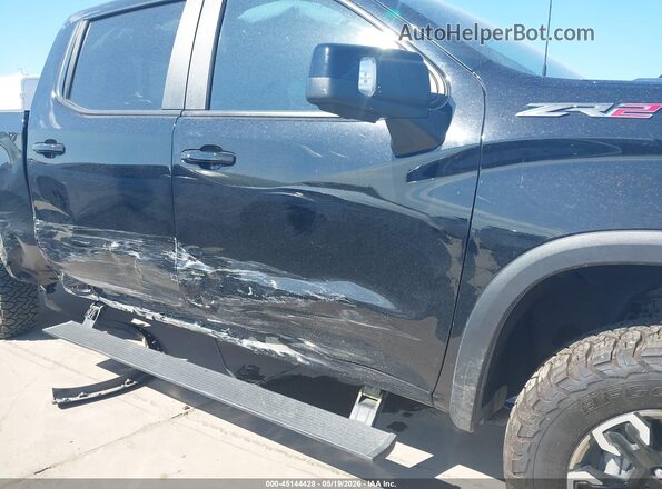 3GCUDHEL2NG590972 2022 CHEVROLET SILVERADO Black Front view