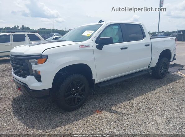 3GCUKCED6TG205380 2026 CHEVROLET SILVERADO White წინა მარცხენა ხედი სამი მეოთხედიდან
