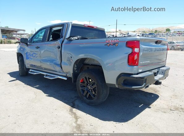 3GCUKCED7SG374810 2025 CHEVROLET SILVERADO Silver Rear left
