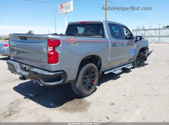 3GCUKCED7SG374810 2025 CHEVROLET SILVERADO Silver Rear right
