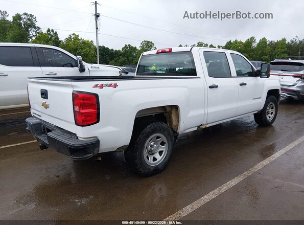 3GCUKNEC8JG298970 2018 CHEVROLET SILVERADO Белый Задняя правая четверть
