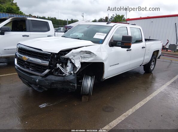 3GCUKNEC8JG298970 2018 CHEVROLET SILVERADO Белый Передняя левая четверть