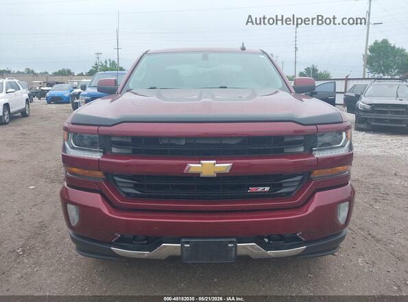 3GCUKREC0GG341424 2016 CHEVROLET SILVERADO Maroon Սարքավորումների վահանակի տեսք