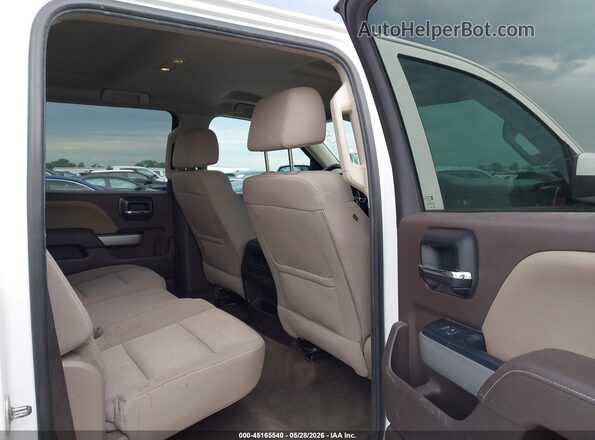 3GCUKREC0JG279840 2018 CHEVROLET SILVERADO White Widok naklejki z numerem VIN