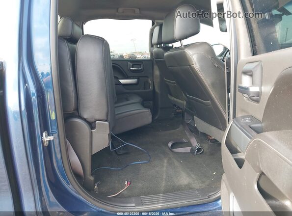 3GCUKREC1HG154789 2017 CHEVROLET SILVERADO Blue VIN sticker view