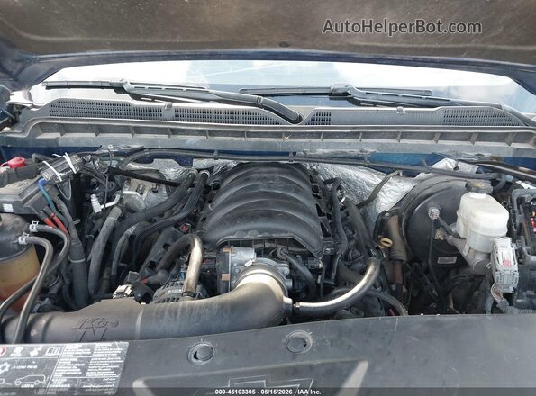 3GCUKREC1HG154789 2017 CHEVROLET SILVERADO Blue Rear view