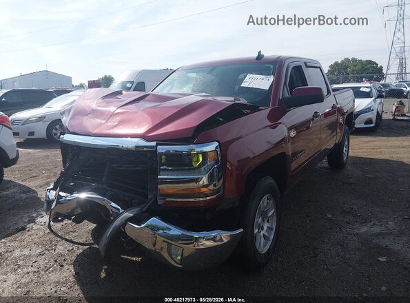 3GCUKREC2HG168703 2017 CHEVROLET SILVERADO Red Przód lewy