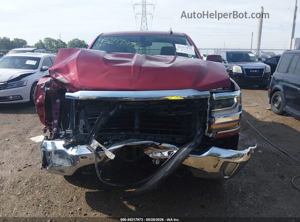 3GCUKREC2HG168703 2017 CHEVROLET SILVERADO Red Widok zestawu wskaźników