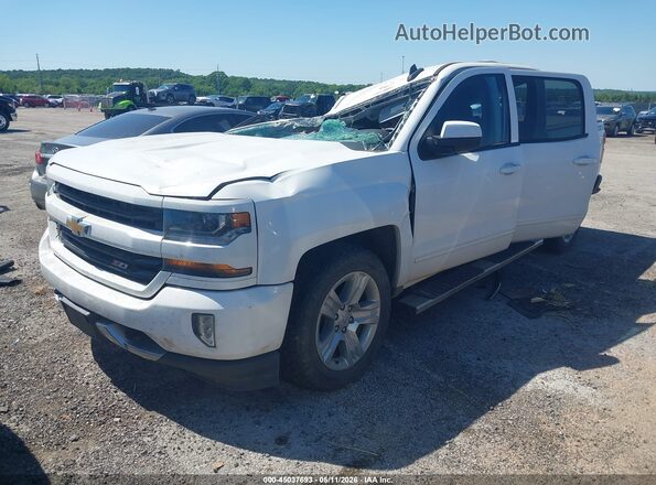 3GCUKREC2JG117174 2018 CHEVROLET SILVERADO White Առջևի ձախ երեք քառորդ տեսարան