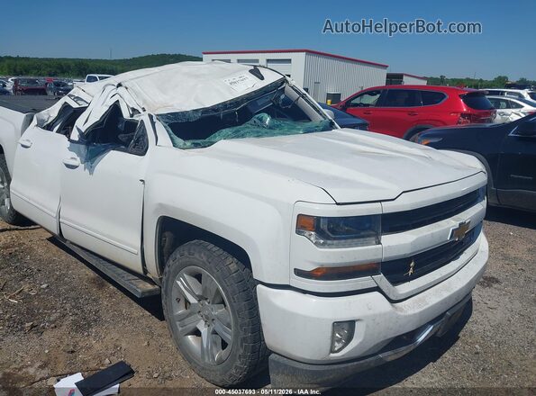 3GCUKREC2JG117174 2018 CHEVROLET SILVERADO White Դիմացի տեսք
