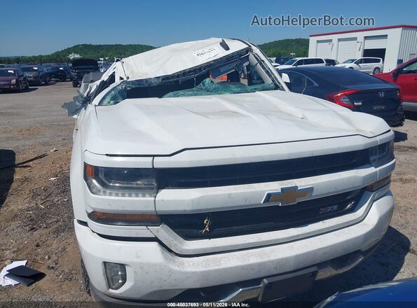 3GCUKREC2JG117174 2018 CHEVROLET SILVERADO White Սարքավորումների վահանակի տեսք
