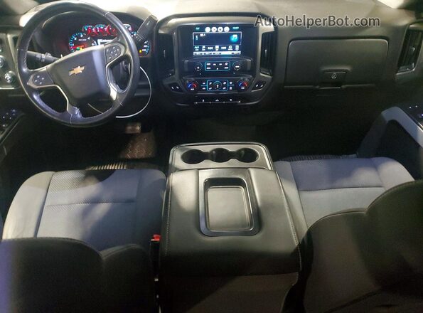 3GCUKREC3JG120911 2018 CHEVROLET SILVERADO Blue Առջևի վահանակի տեսք