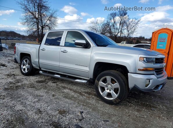 3GCUKREC5GG377660 2016 CHEVROLET SILVERADO Серебряный Передняя правая четверть