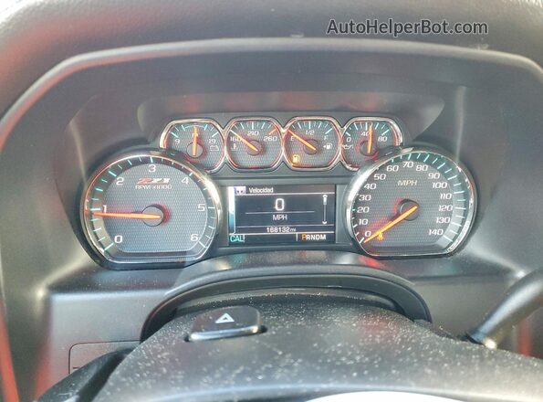 3GCUKREC5GG377660 2016 CHEVROLET SILVERADO Серебряный Вид щитка приборов