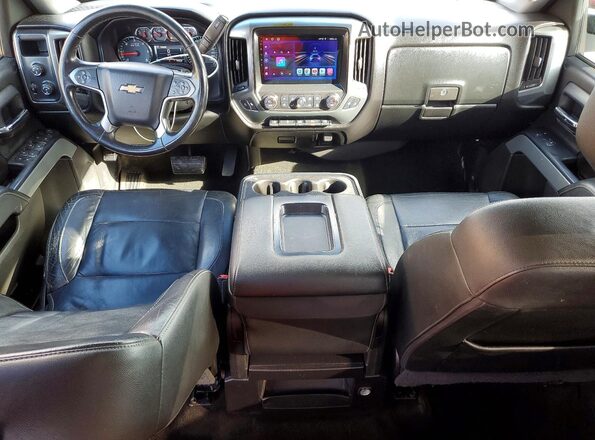 3GCUKREC5GG377660 2016 CHEVROLET SILVERADO Серебряный Вид панели приборов