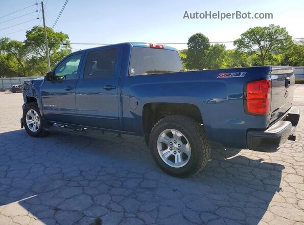 3GCUKREC5HG348161 2017 CHEVROLET SILVERADO Blue Trasero izquierdo