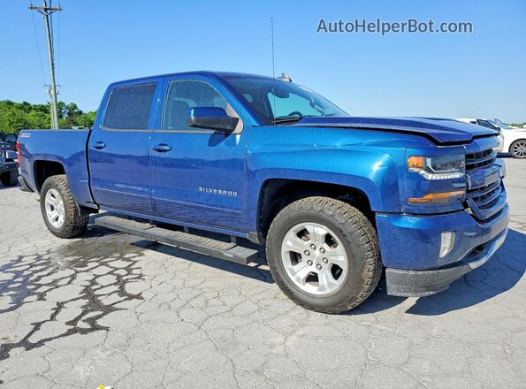 3GCUKREC5HG348161 2017 CHEVROLET SILVERADO Blue Delantero derecho