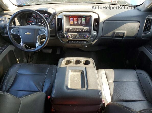 3GCUKREC5HG348161 2017 CHEVROLET SILVERADO Blue Vista del salpicadero