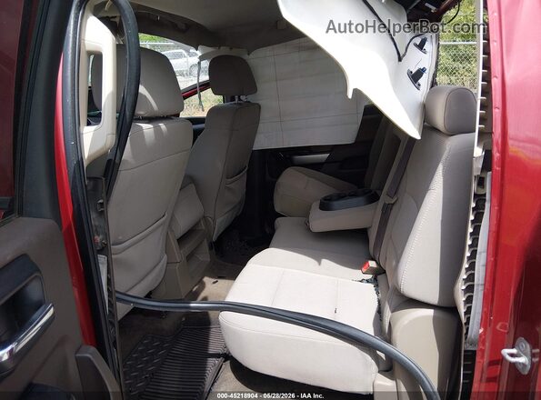3GCUKREC5JG226860 2018 CHEVROLET SILVERADO Red VIN sticker view