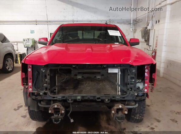 3GCUKREC6GG198608 2016 CHEVROLET SILVERADO Red Vista del cuadro de instrumentos