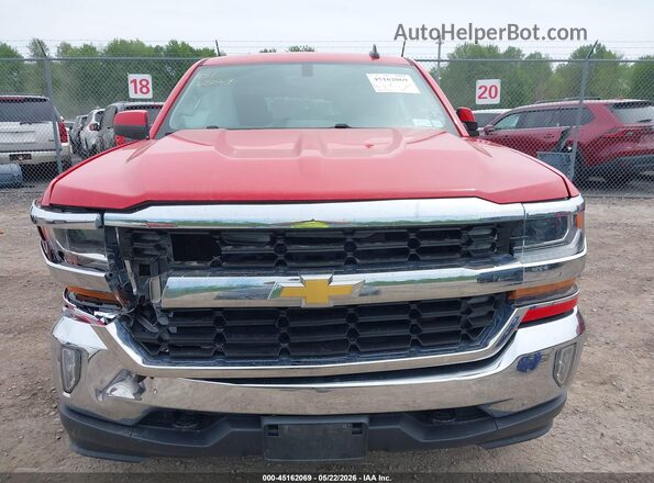 3GCUKREC6GG329052 2016 CHEVROLET SILVERADO Red Вид щитка приладів