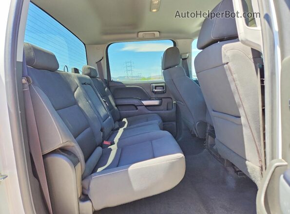 3GCUKREC6HG431016 2017 CHEVROLET SILVERADO White Вид задніх сидінь