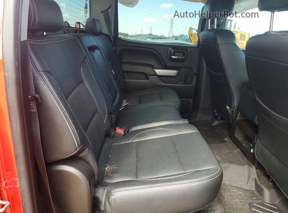 3GCUKREC7GG129300 2016 CHEVROLET SILVERADO Red Rear seats view