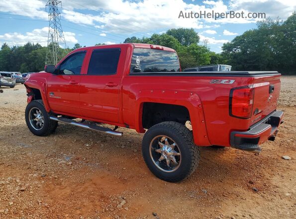 3GCUKREC7GG129300 2016 CHEVROLET SILVERADO Red Rear left